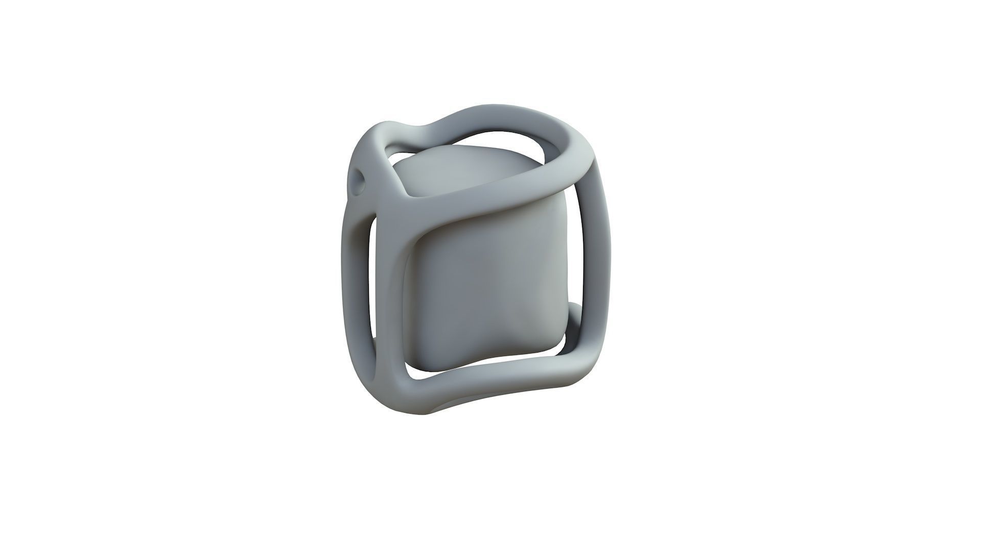 SciFi Shape Object Low Poly Low-poly 3D model_7