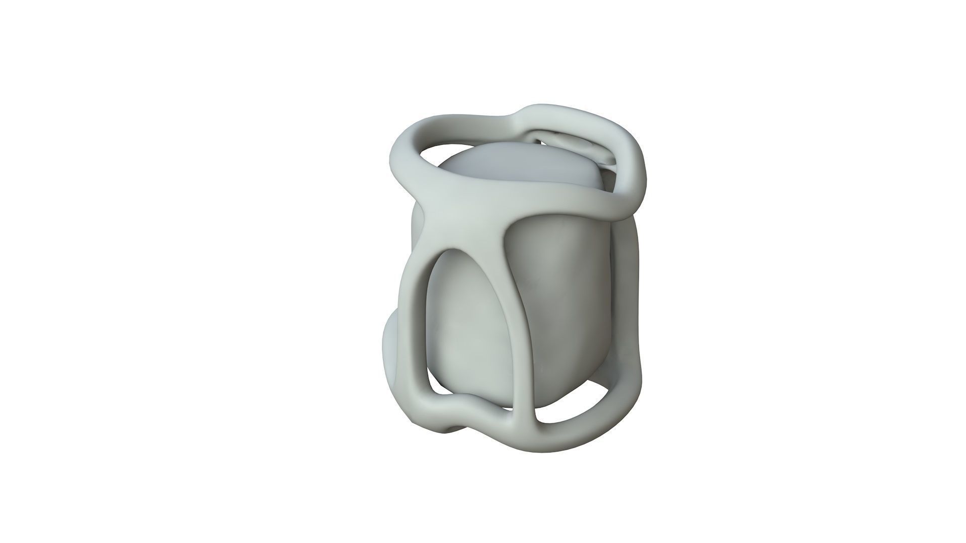 SciFi Shape Object Low Poly Low-poly 3D model_1