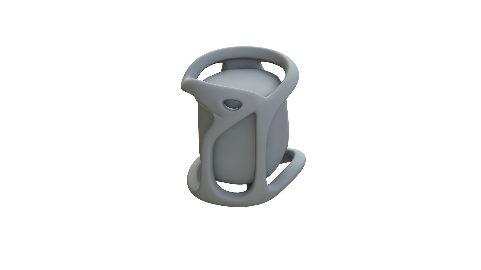 SciFi Shape Object Low Poly Low-poly 3D model_11