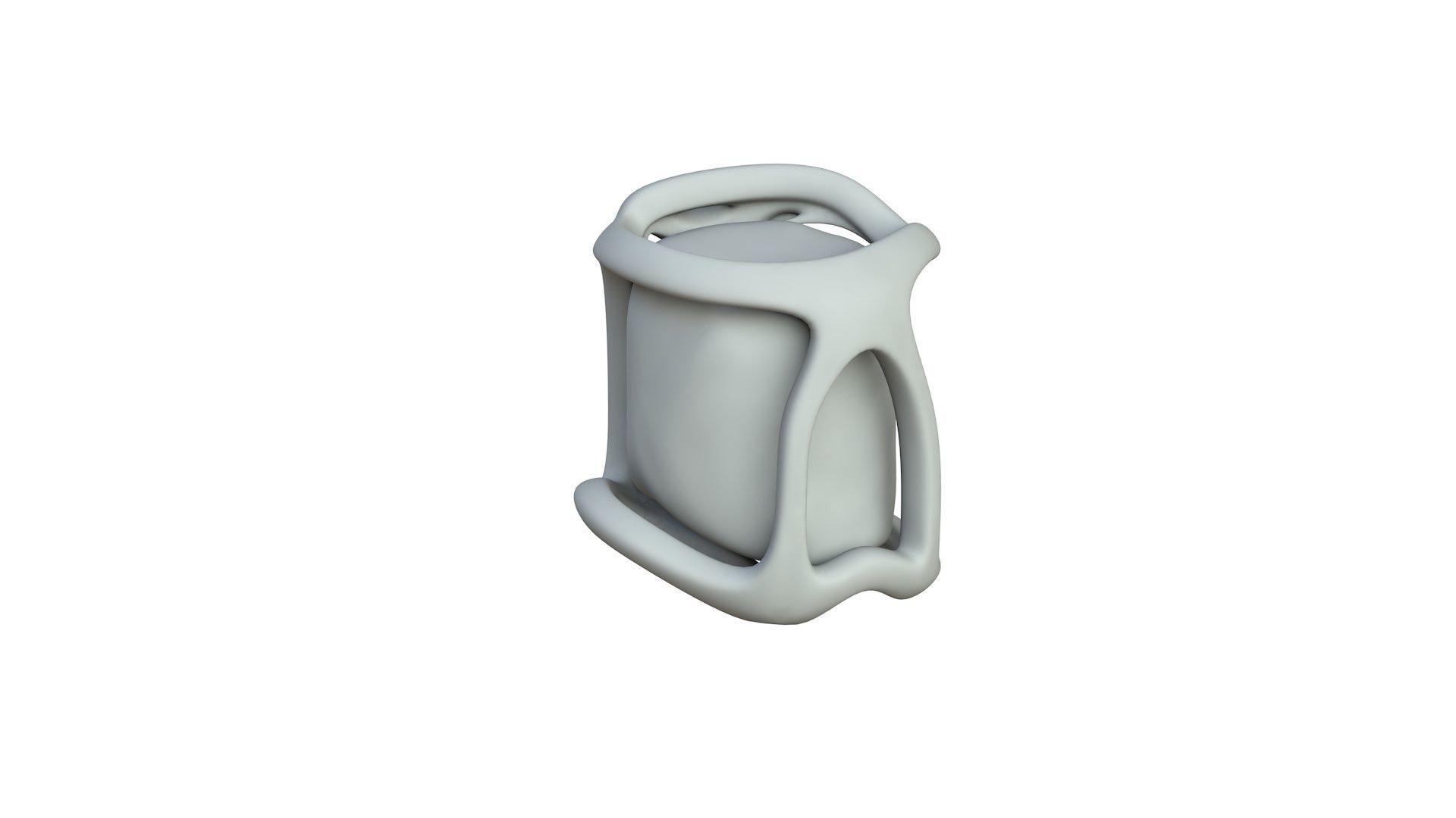 SciFi Shape Object Low Poly Low-poly 3D model_3