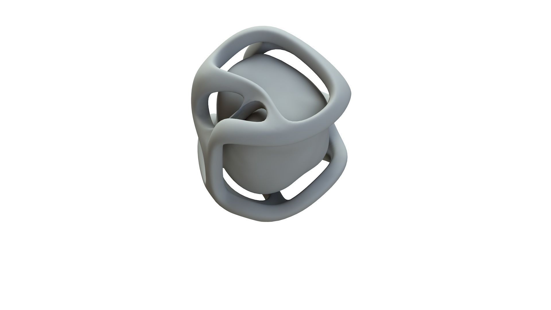 SciFi Shape Object Low Poly Low-poly 3D model_17