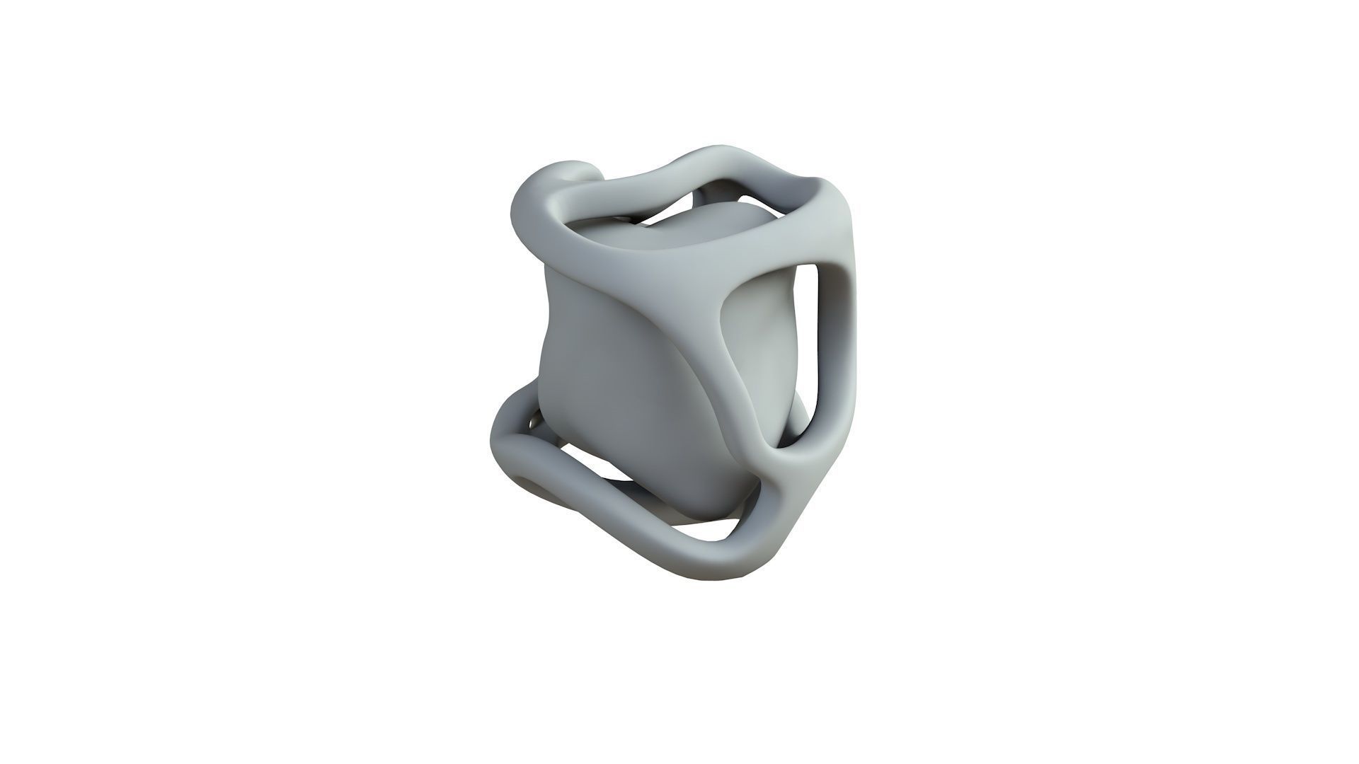 SciFi Shape Object Low Poly Low-poly 3D model_6