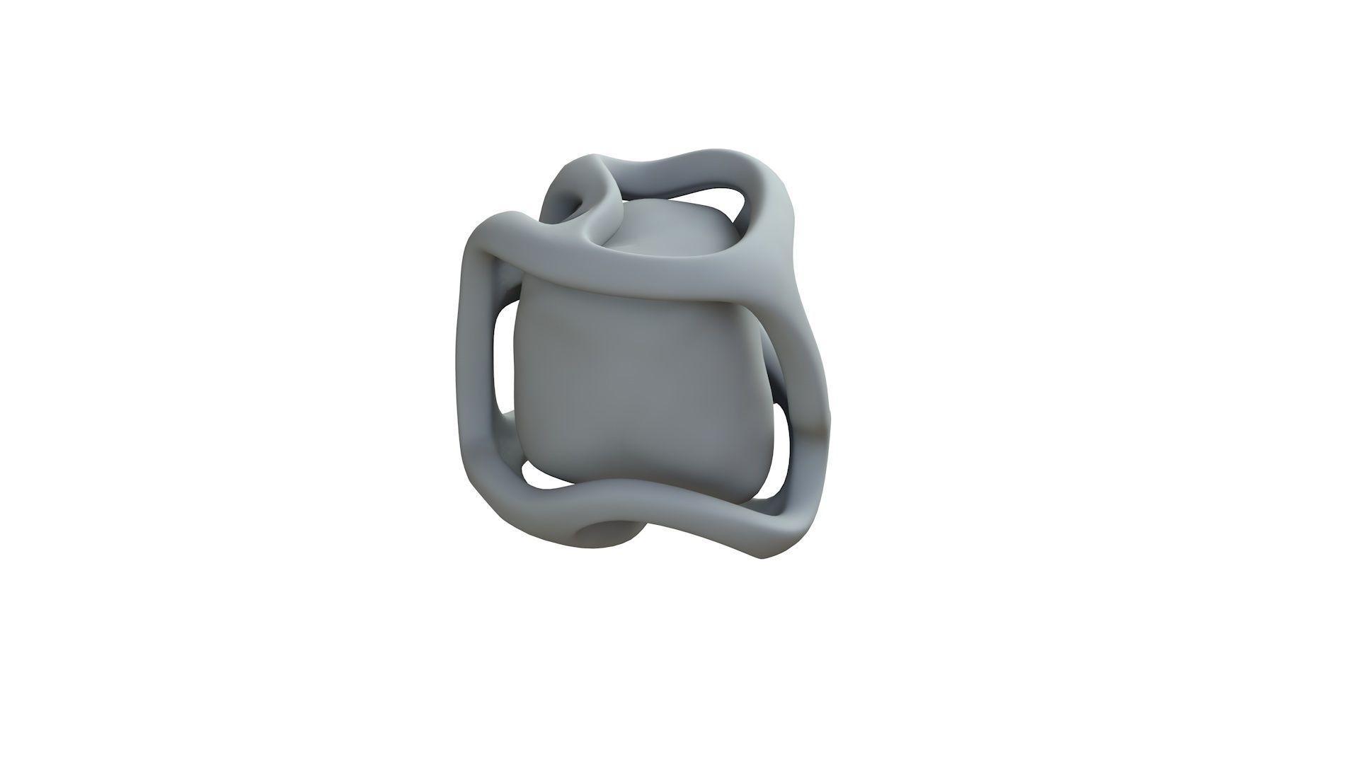 SciFi Shape Object Low Poly Low-poly 3D model_9