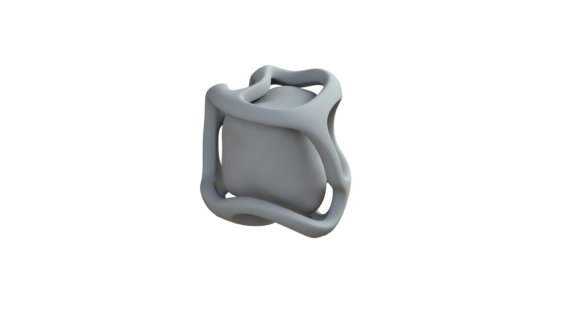 SciFi Shape Object Low Poly Low-poly 3D model_8