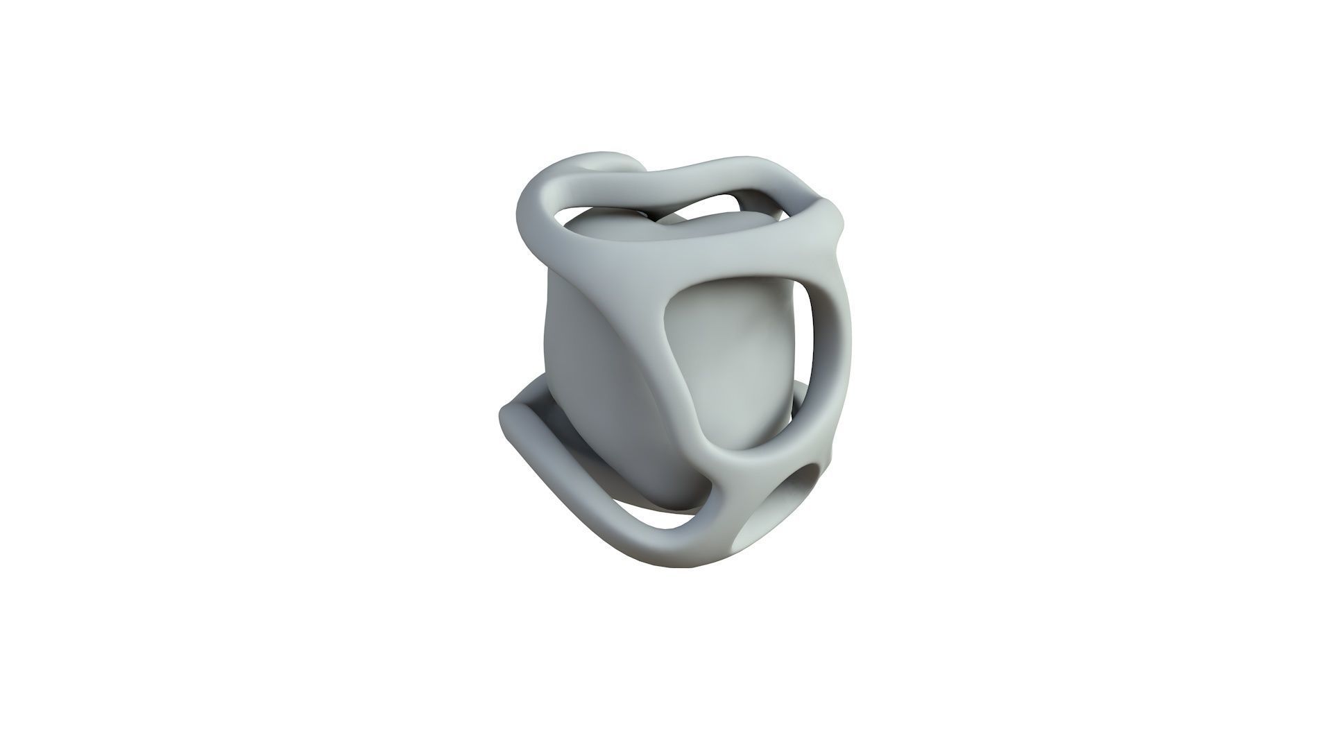 SciFi Shape Object Low Poly Low-poly 3D model_5