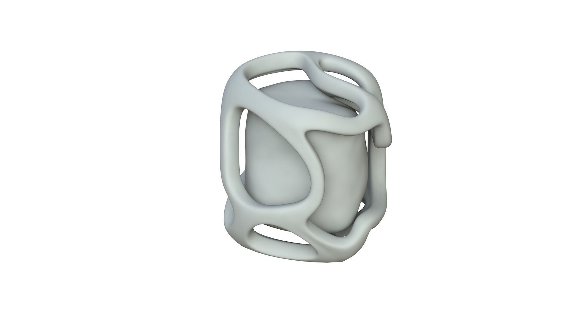 SciFi Shape Object Low Poly Low-poly 3D model_2