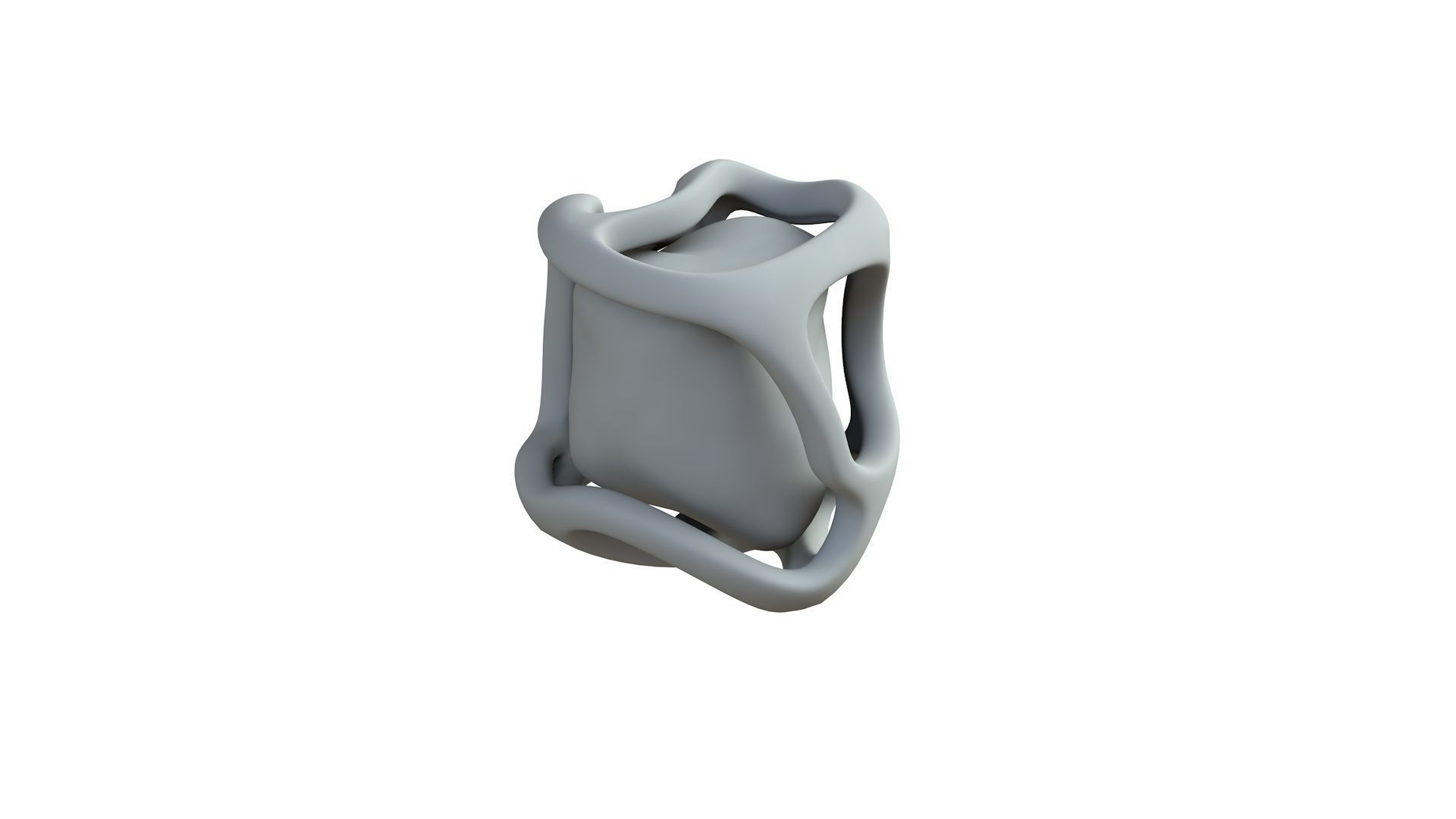 SciFi Shape Object Low Poly Low-poly 3D model_7