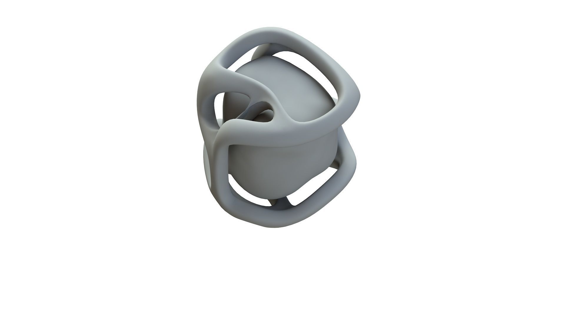 SciFi Shape Object Low Poly Low-poly 3D model_15