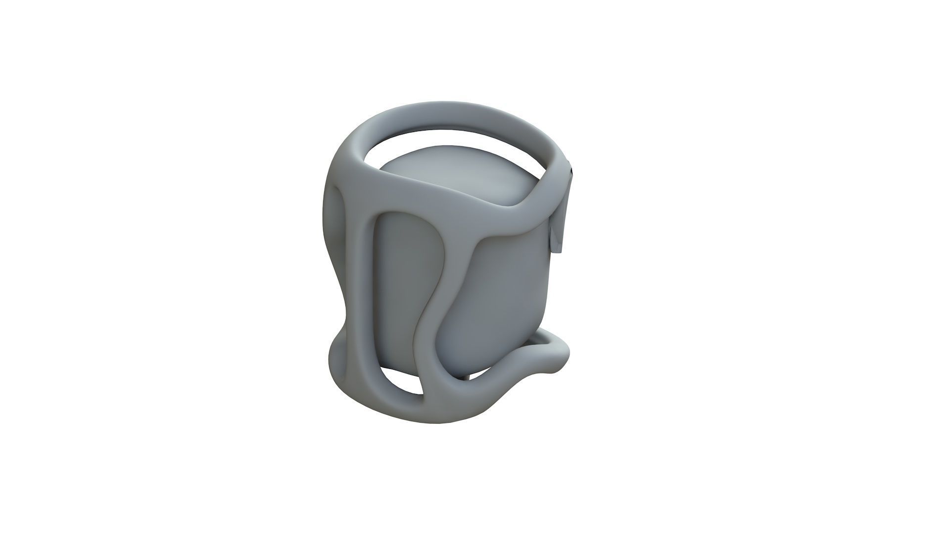 SciFi Shape Object Low Poly Low-poly 3D model_10