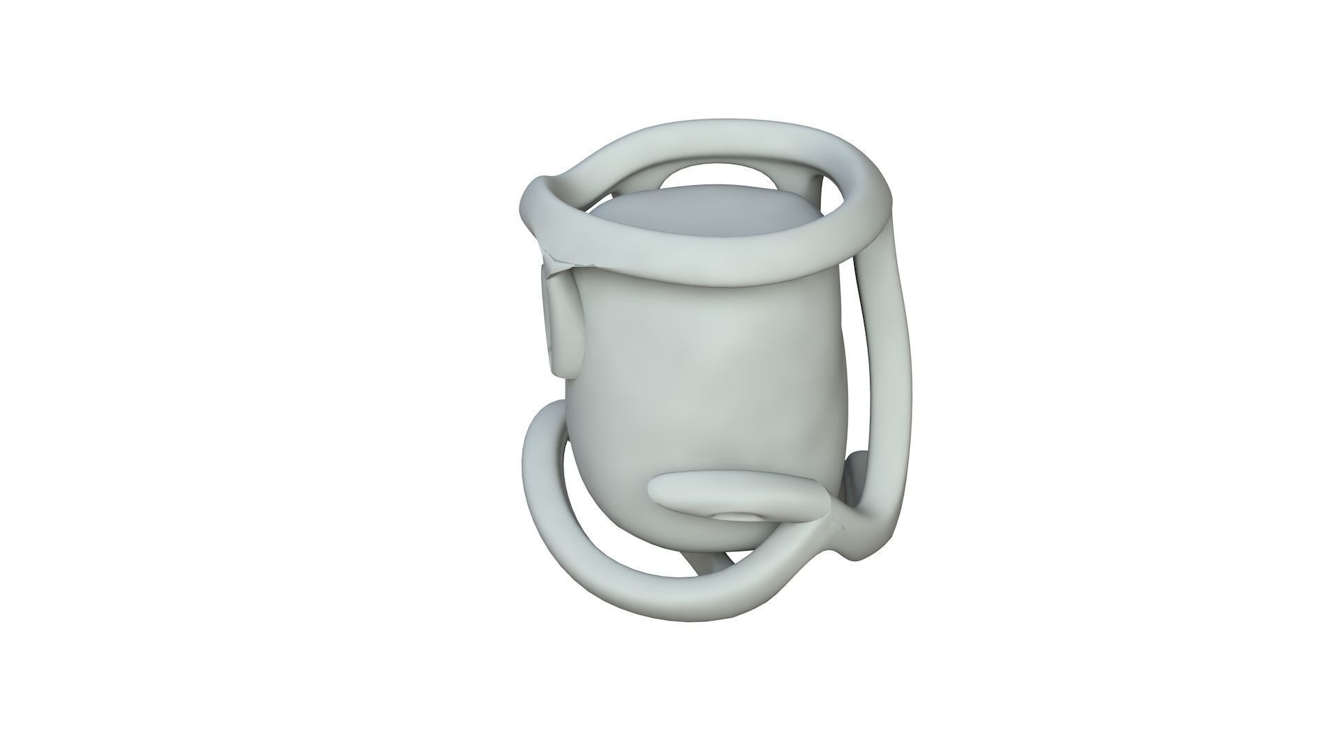 SciFi Shape Object Low Poly Low-poly 3D model_2