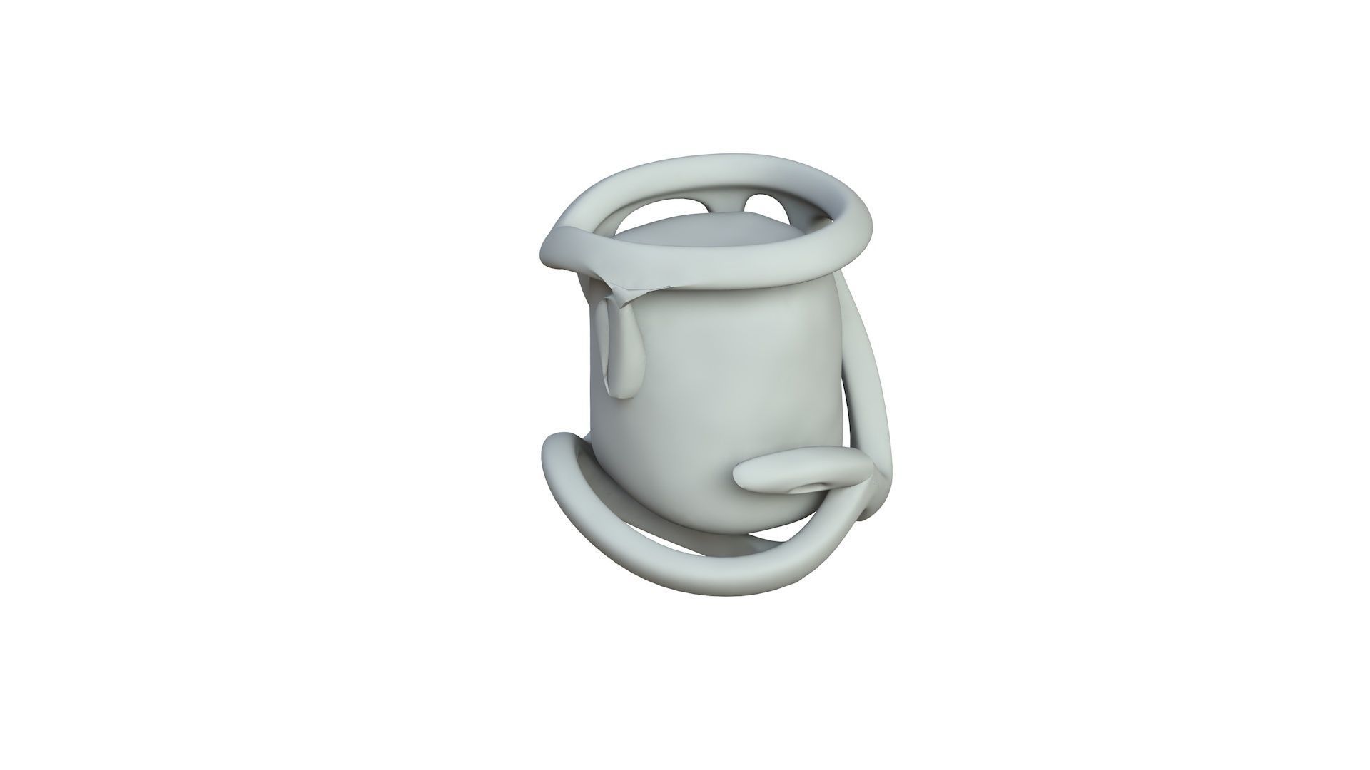 SciFi Shape Object Low Poly Low-poly 3D model_3