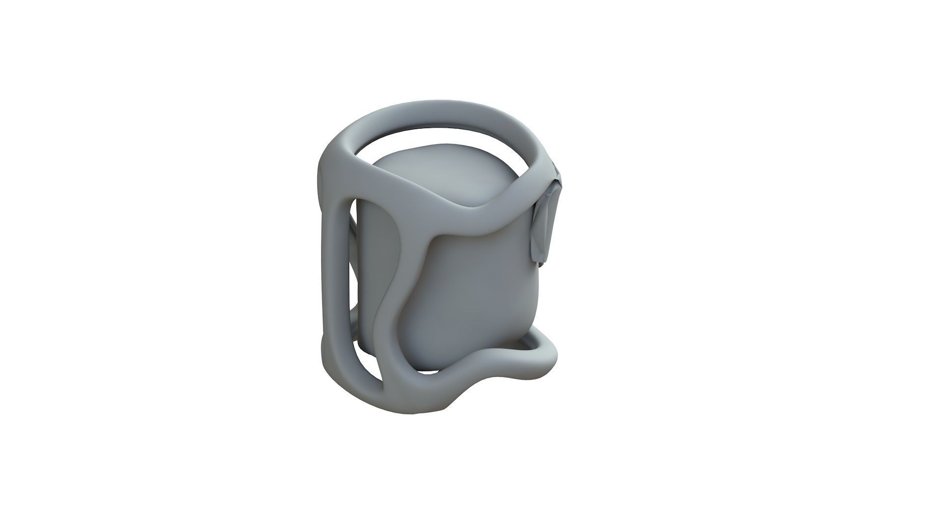 SciFi Shape Object Low Poly Low-poly 3D model_9