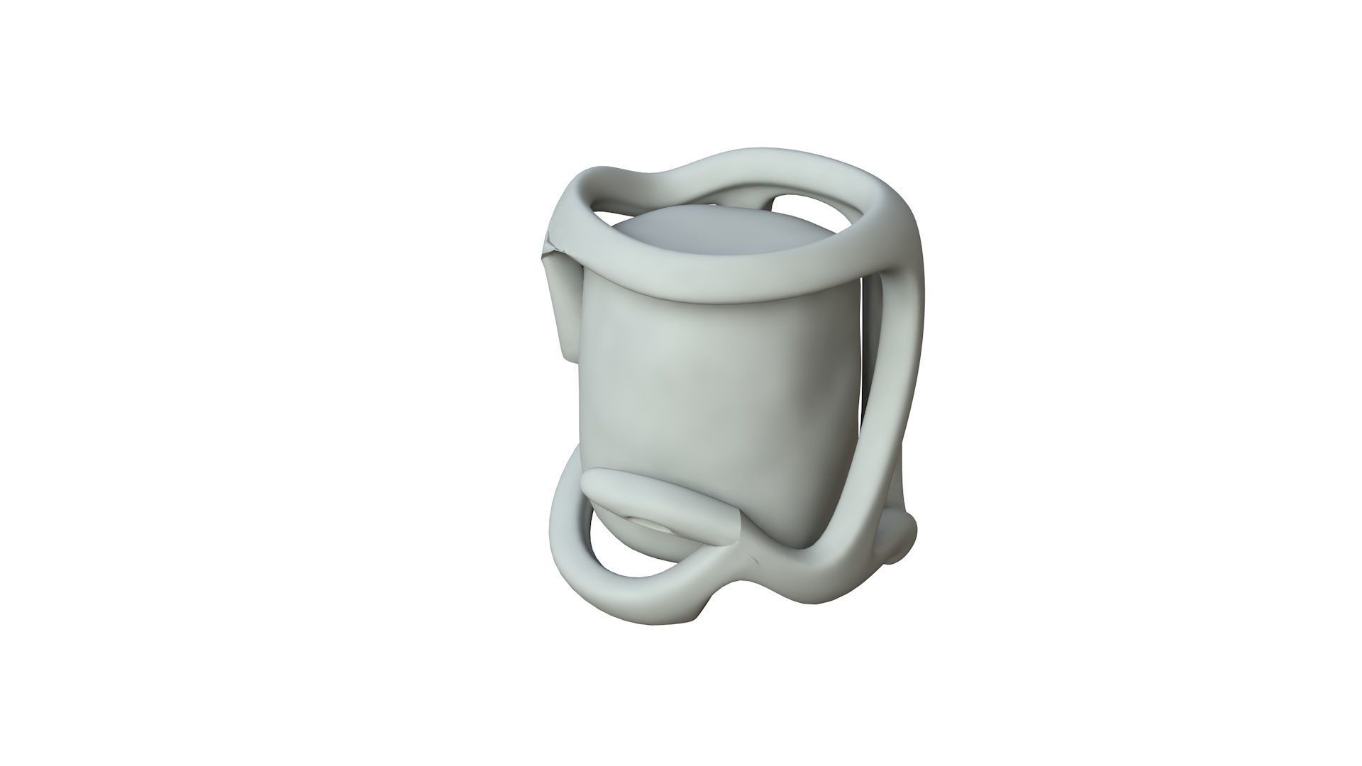 SciFi Shape Object Low Poly Low-poly 3D model_1