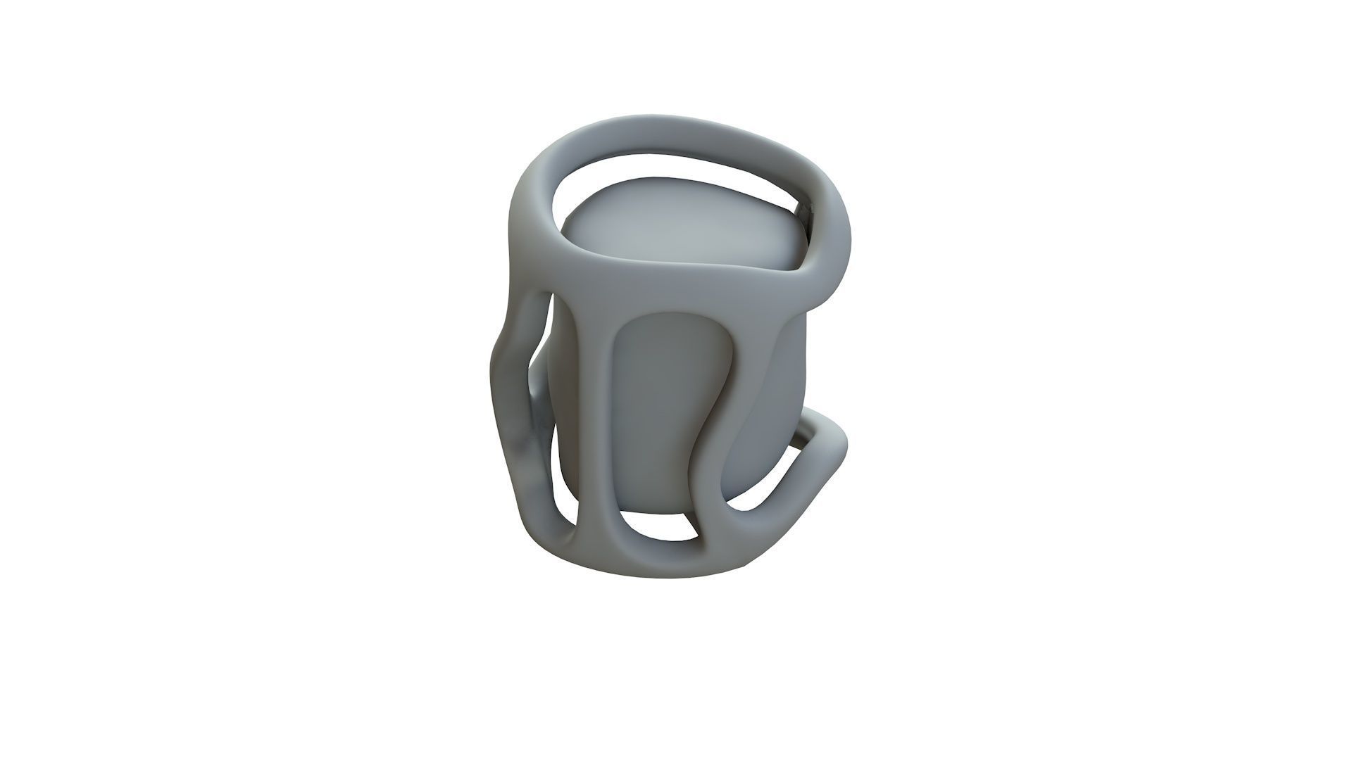 SciFi Shape Object Low Poly Low-poly 3D model_13