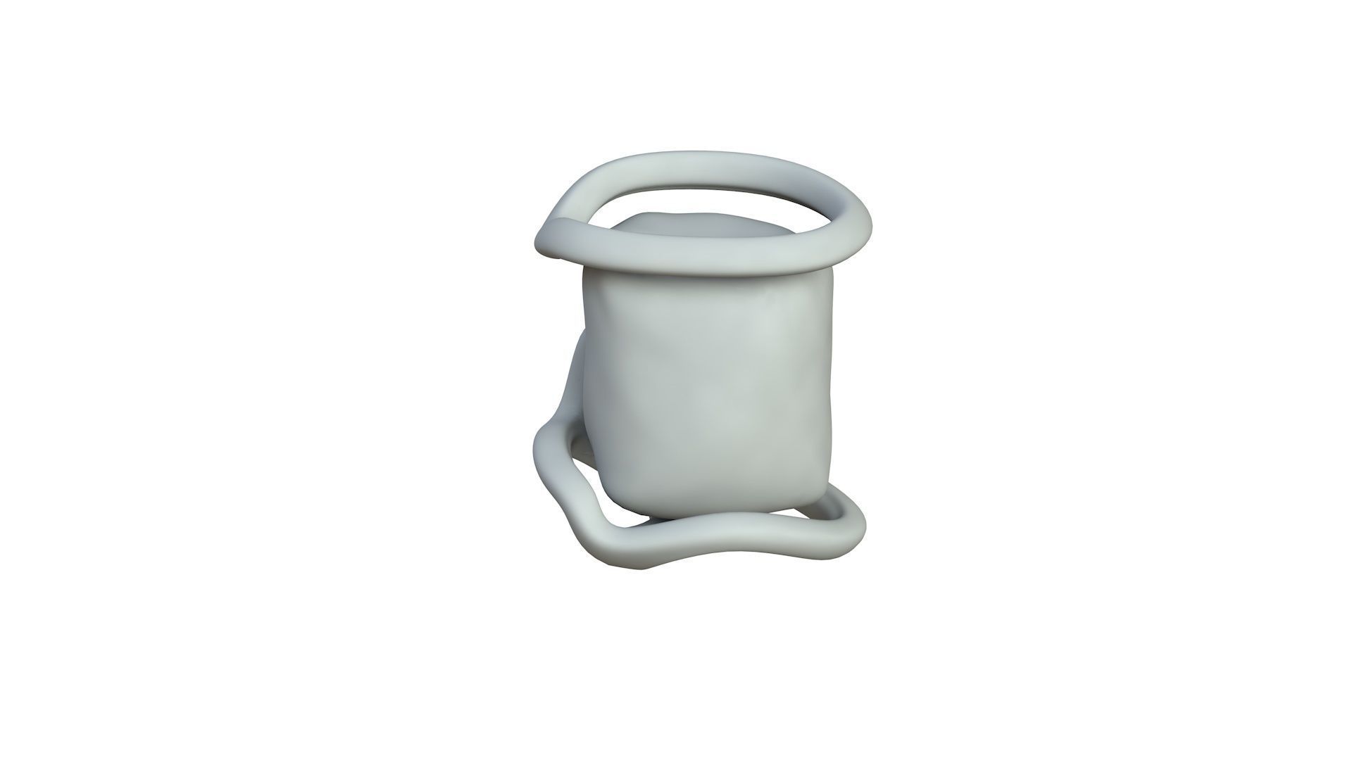 SciFi Shape Object Low Poly Low-poly 3D model_3