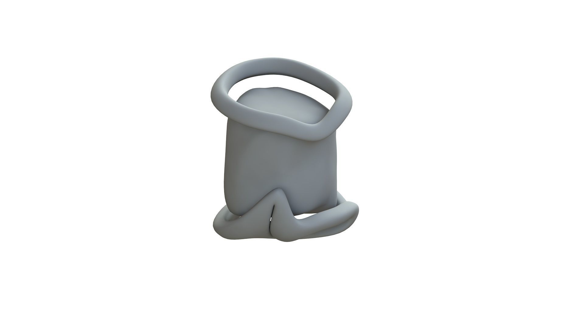 SciFi Shape Object Low Poly Low-poly 3D model_10