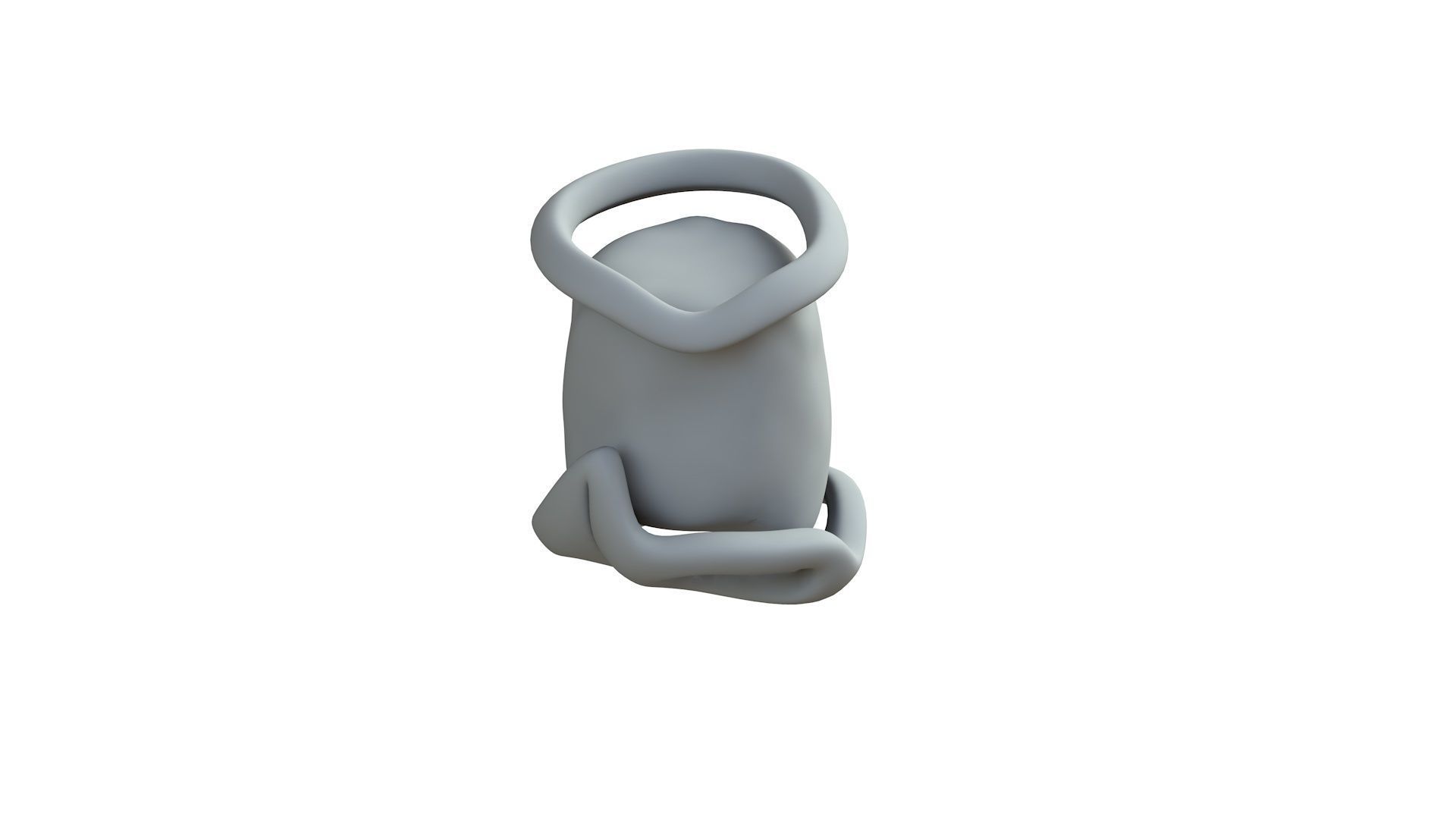 SciFi Shape Object Low Poly Low-poly 3D model_8