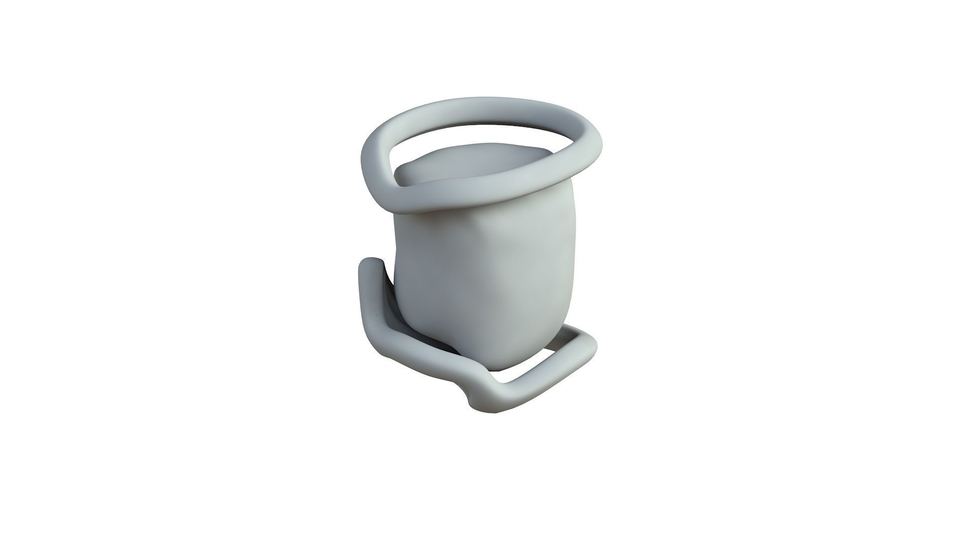 SciFi Shape Object Low Poly Low-poly 3D model_5