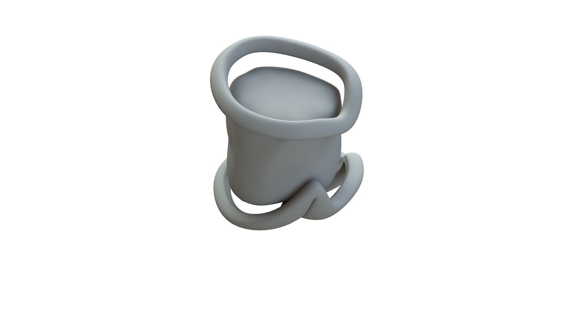 SciFi Shape Object Low Poly Low-poly 3D model_14