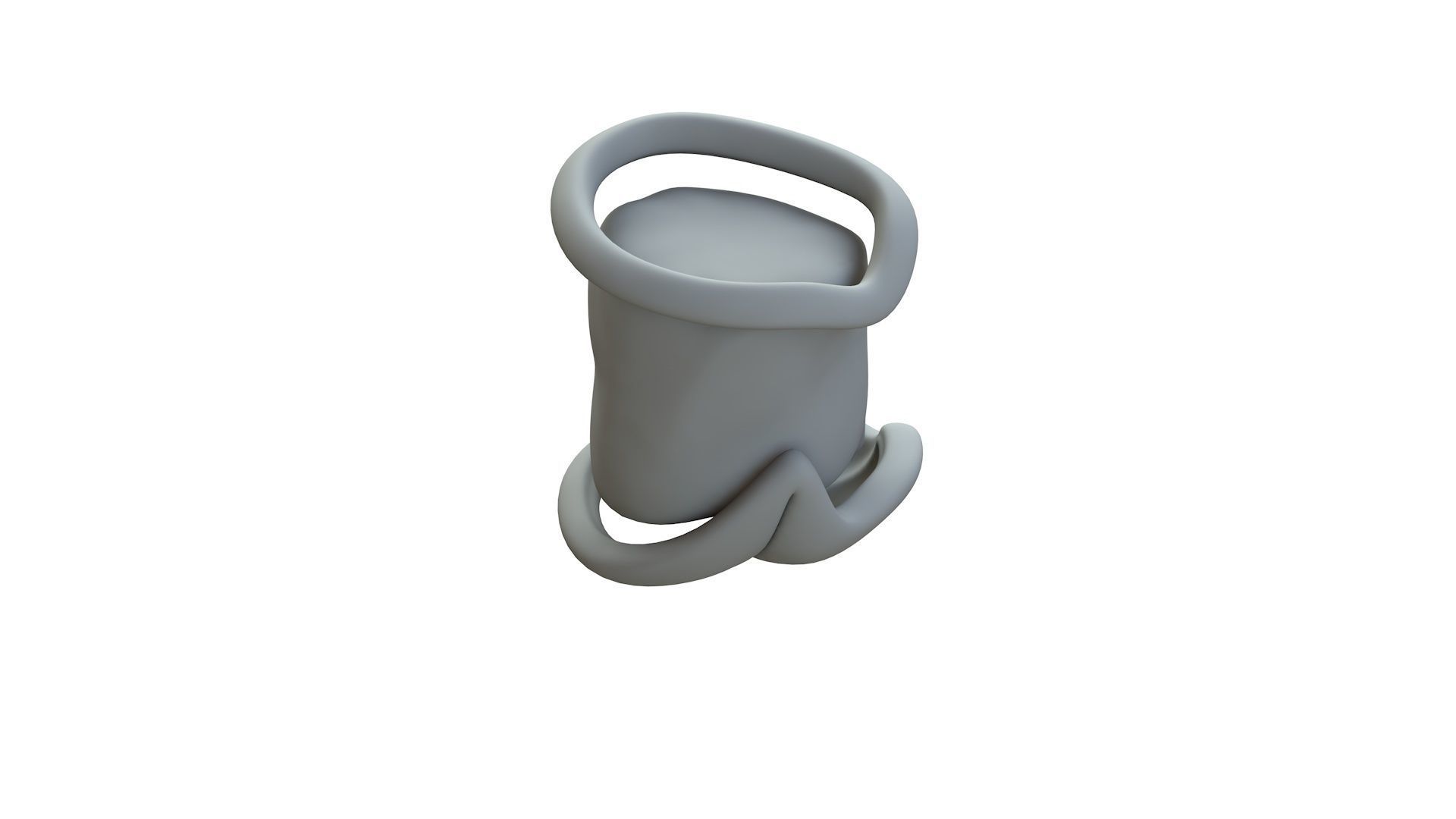 SciFi Shape Object Low Poly Low-poly 3D model_13