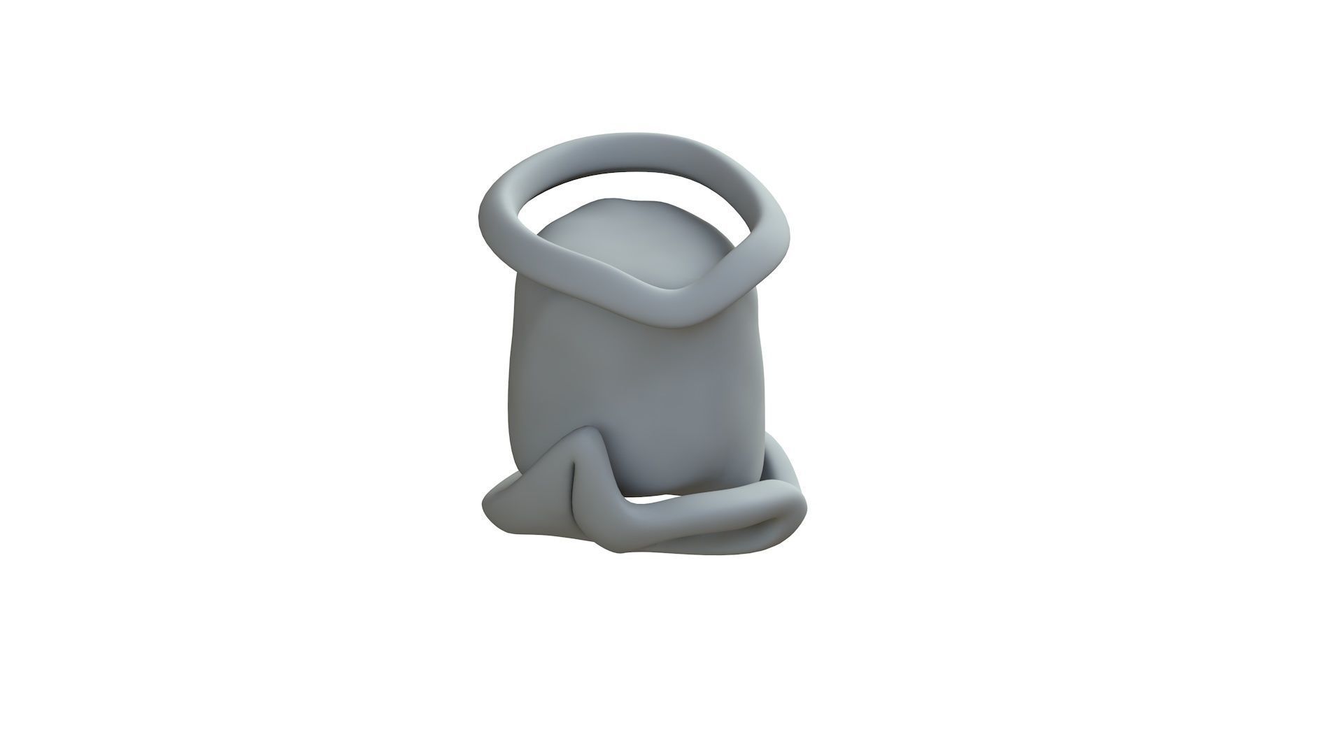 SciFi Shape Object Low Poly Low-poly 3D model_9