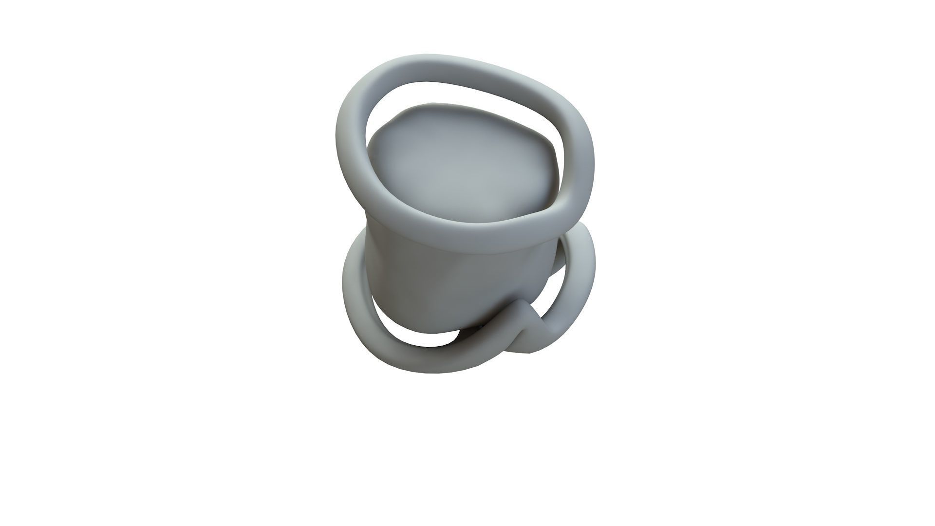 SciFi Shape Object Low Poly Low-poly 3D model_16