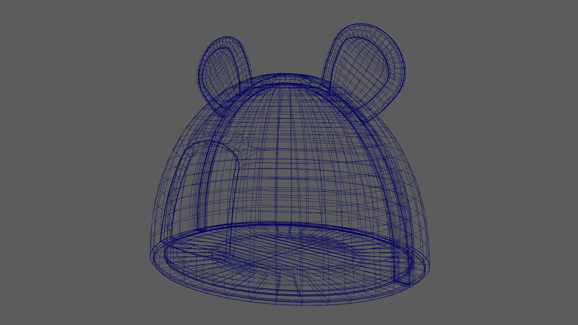 Mouse Meow Hut Cat Hut Cat Tent Pink 3D model_14