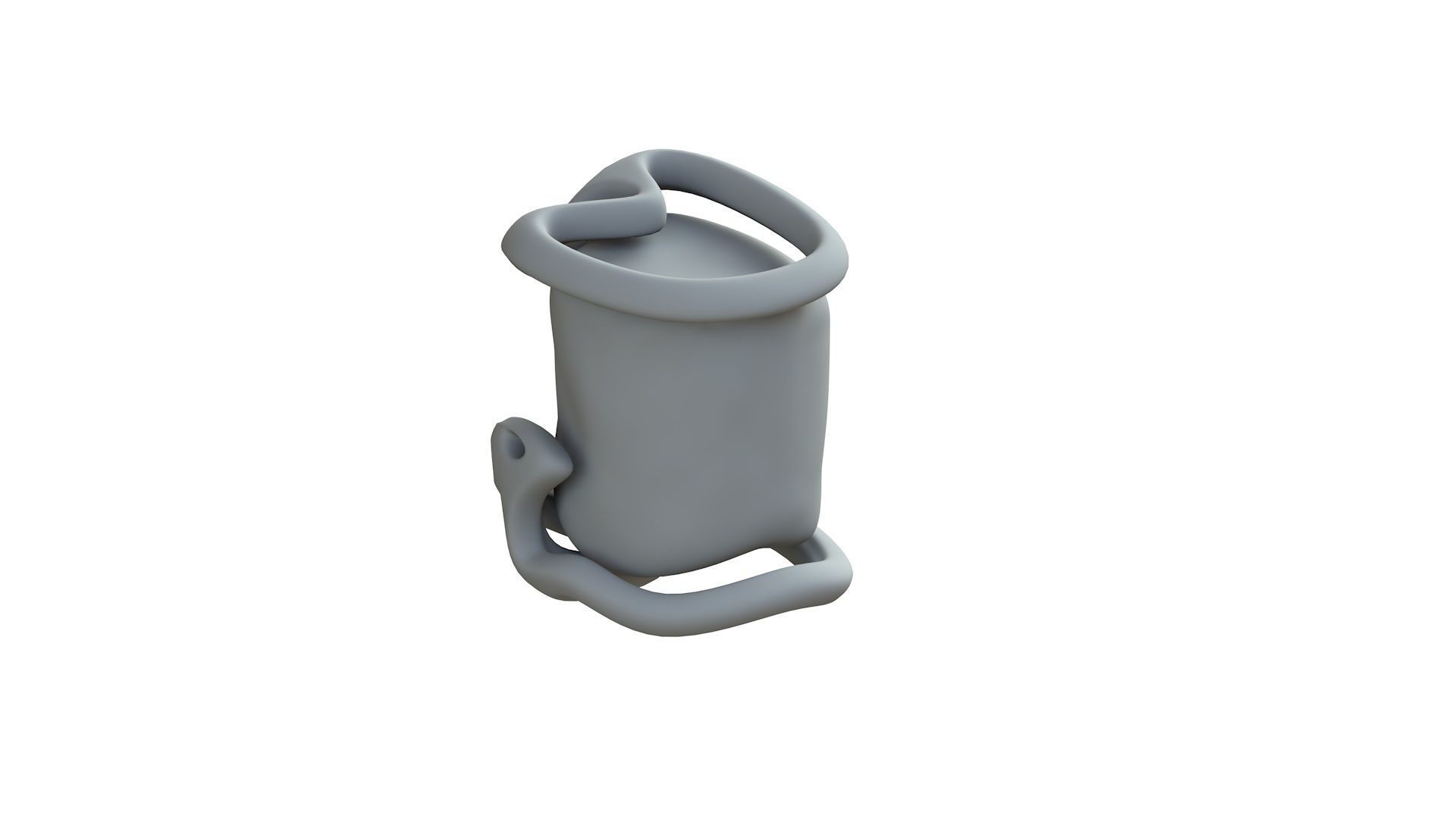 SciFi Shape Object Low Poly Low-poly 3D model_9