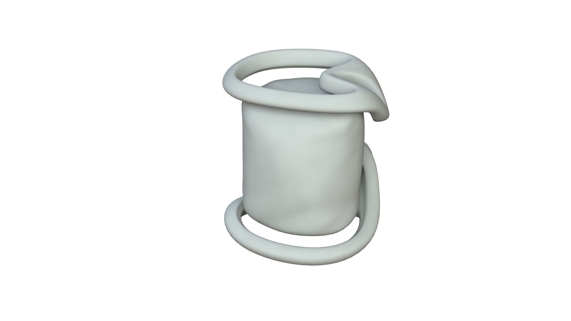 SciFi Shape Object Low Poly Low-poly 3D model_2