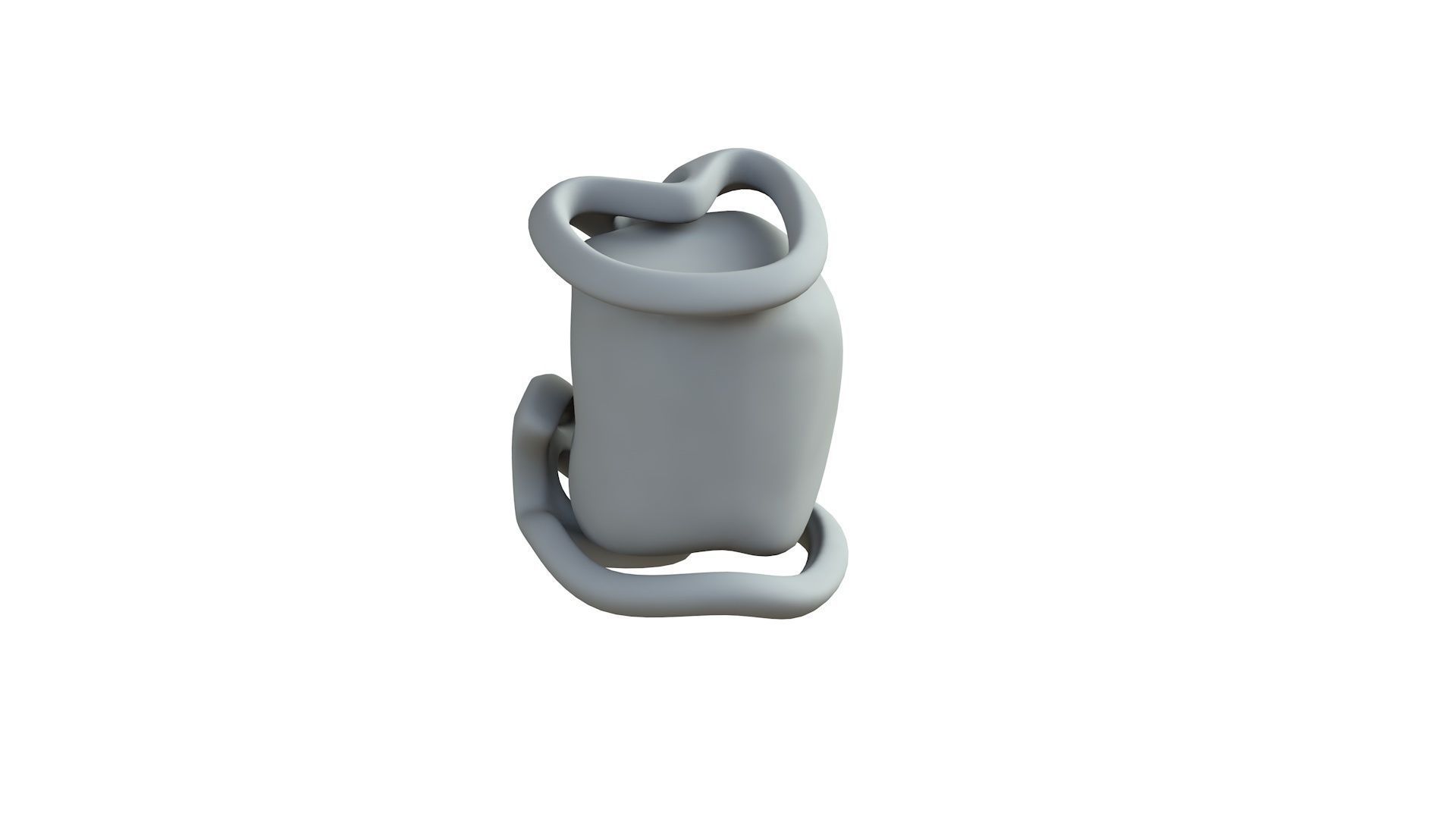 SciFi Shape Object Low Poly Low-poly 3D model_7