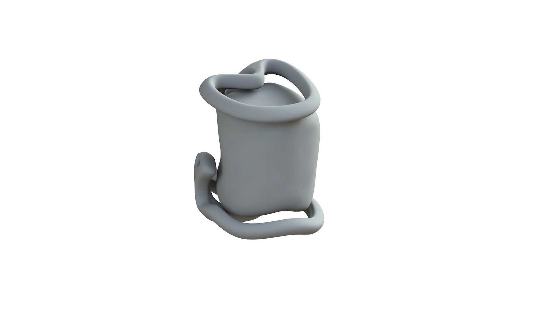 SciFi Shape Object Low Poly Low-poly 3D model_8