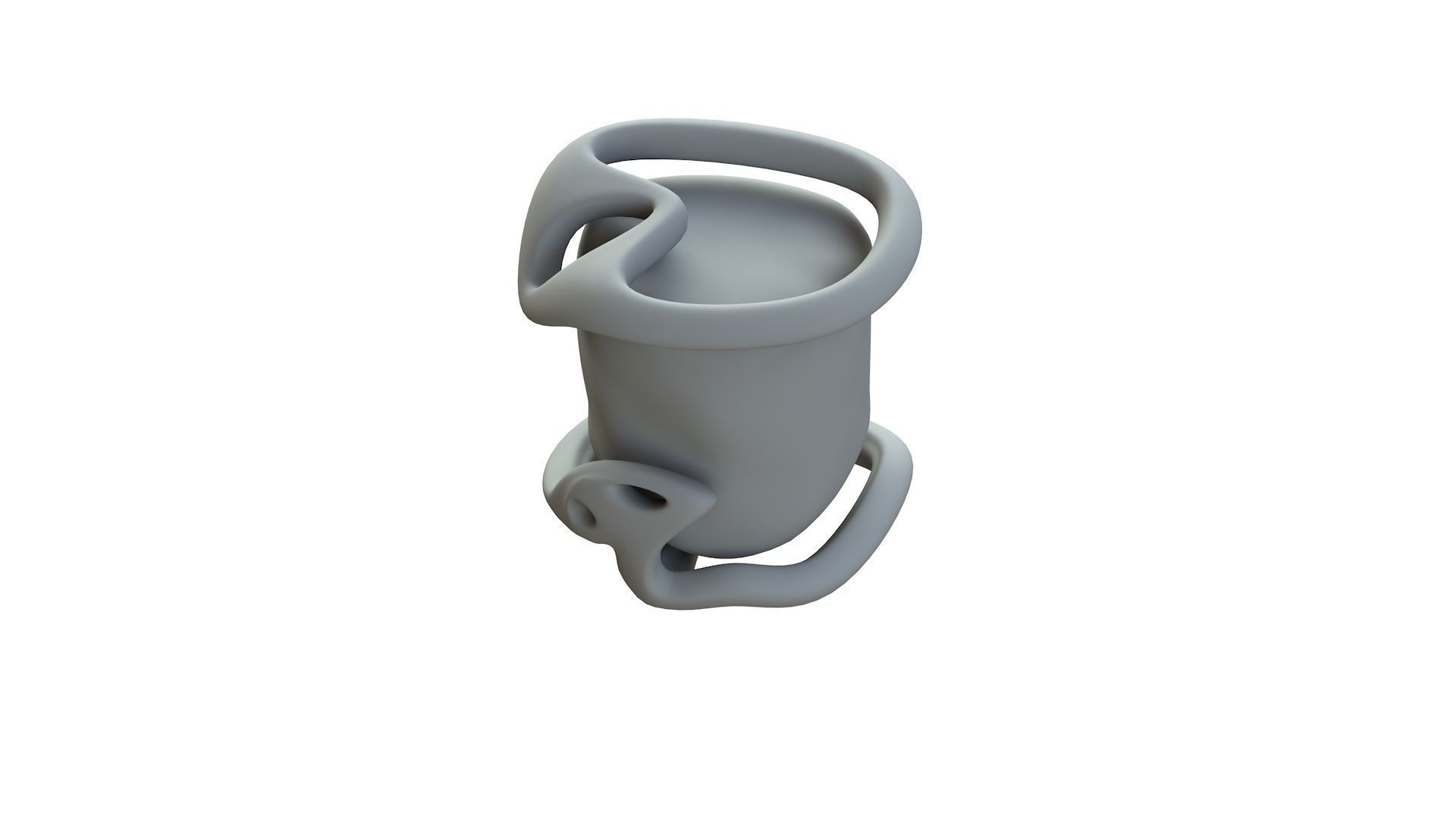 SciFi Shape Object Low Poly Low-poly 3D model_14