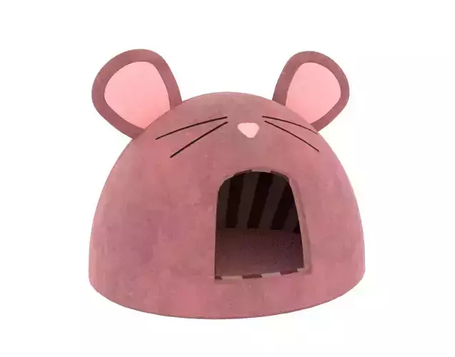 Mouse Meow Hut Cat Hut Cat Tent Red