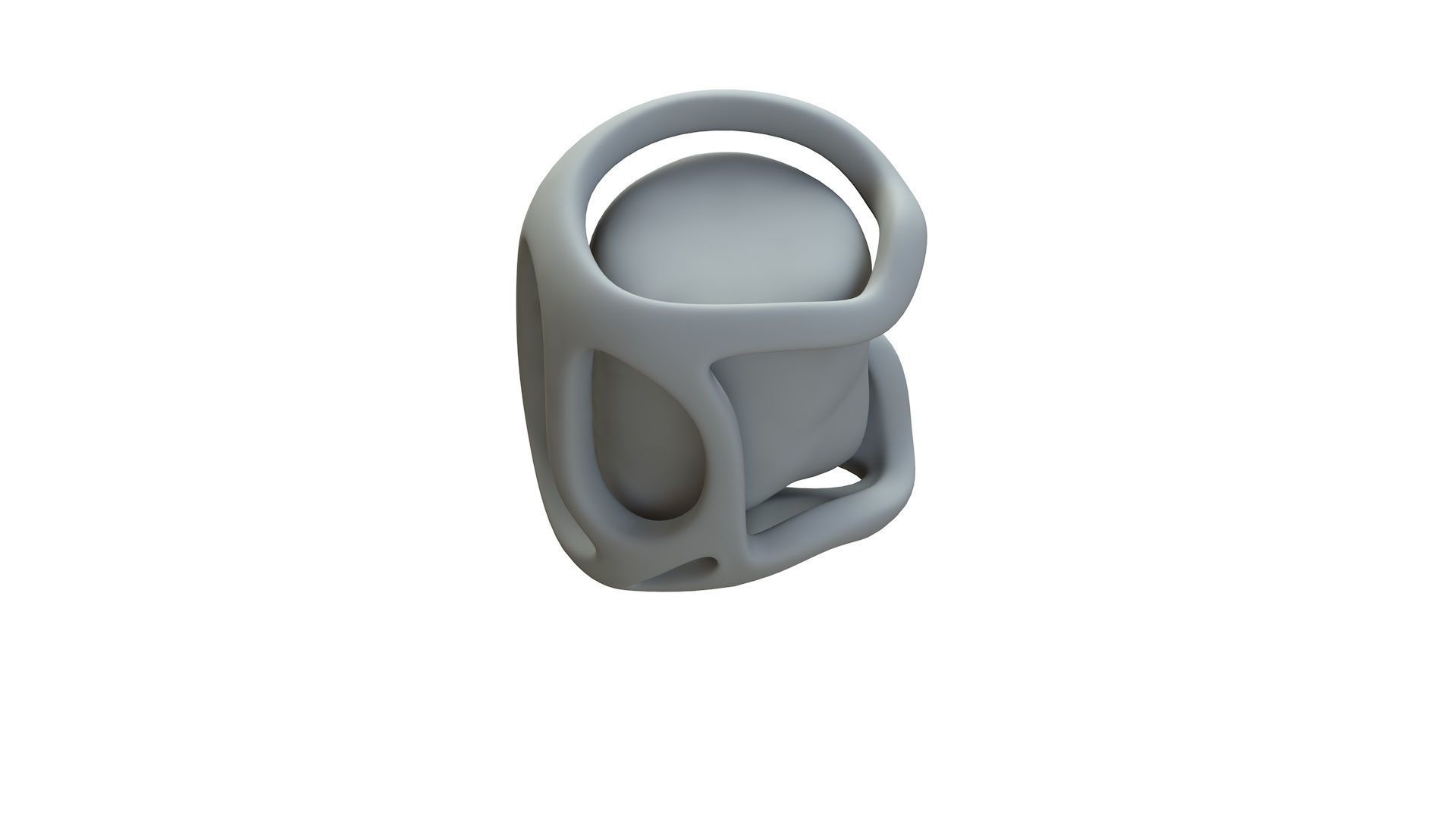 SciFi Shape Object Low Poly 44 Low-poly 3D model_14