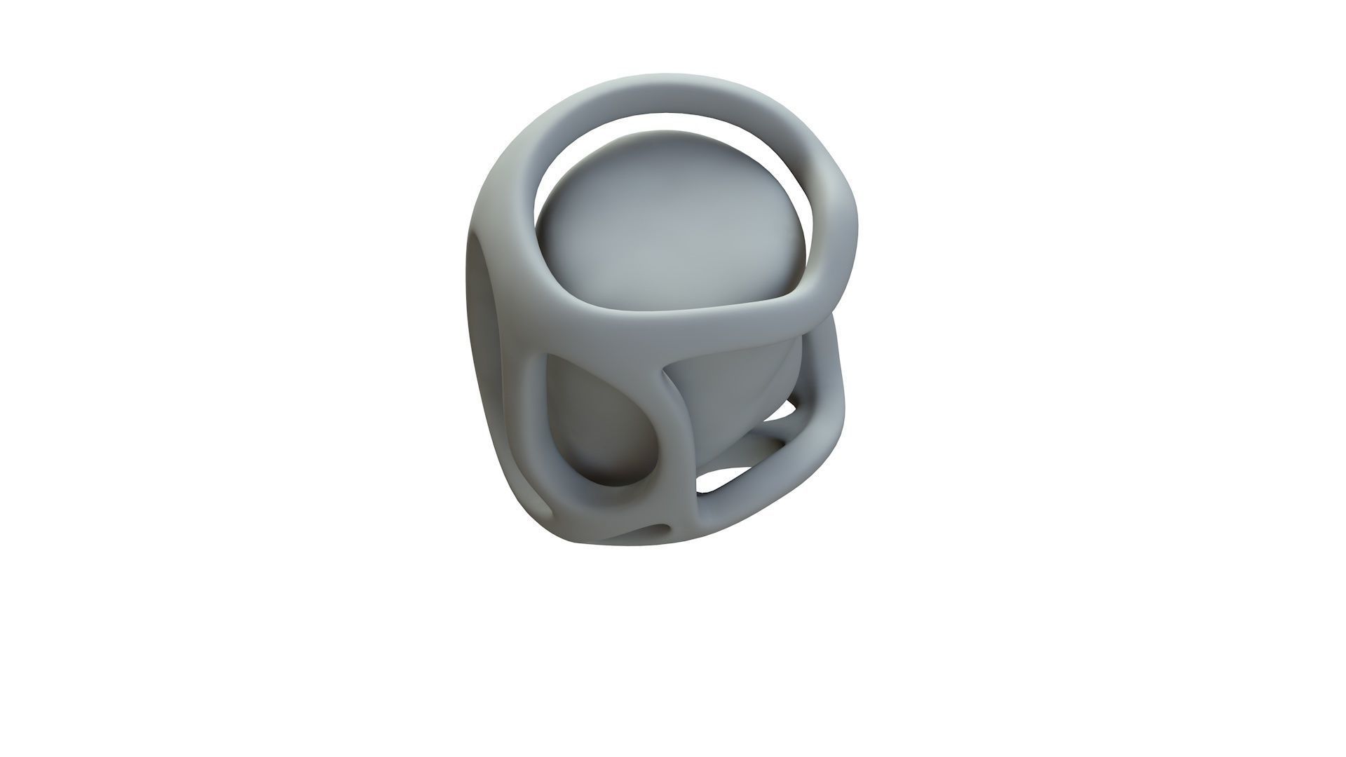 SciFi Shape Object Low Poly 44 Low-poly 3D model_15