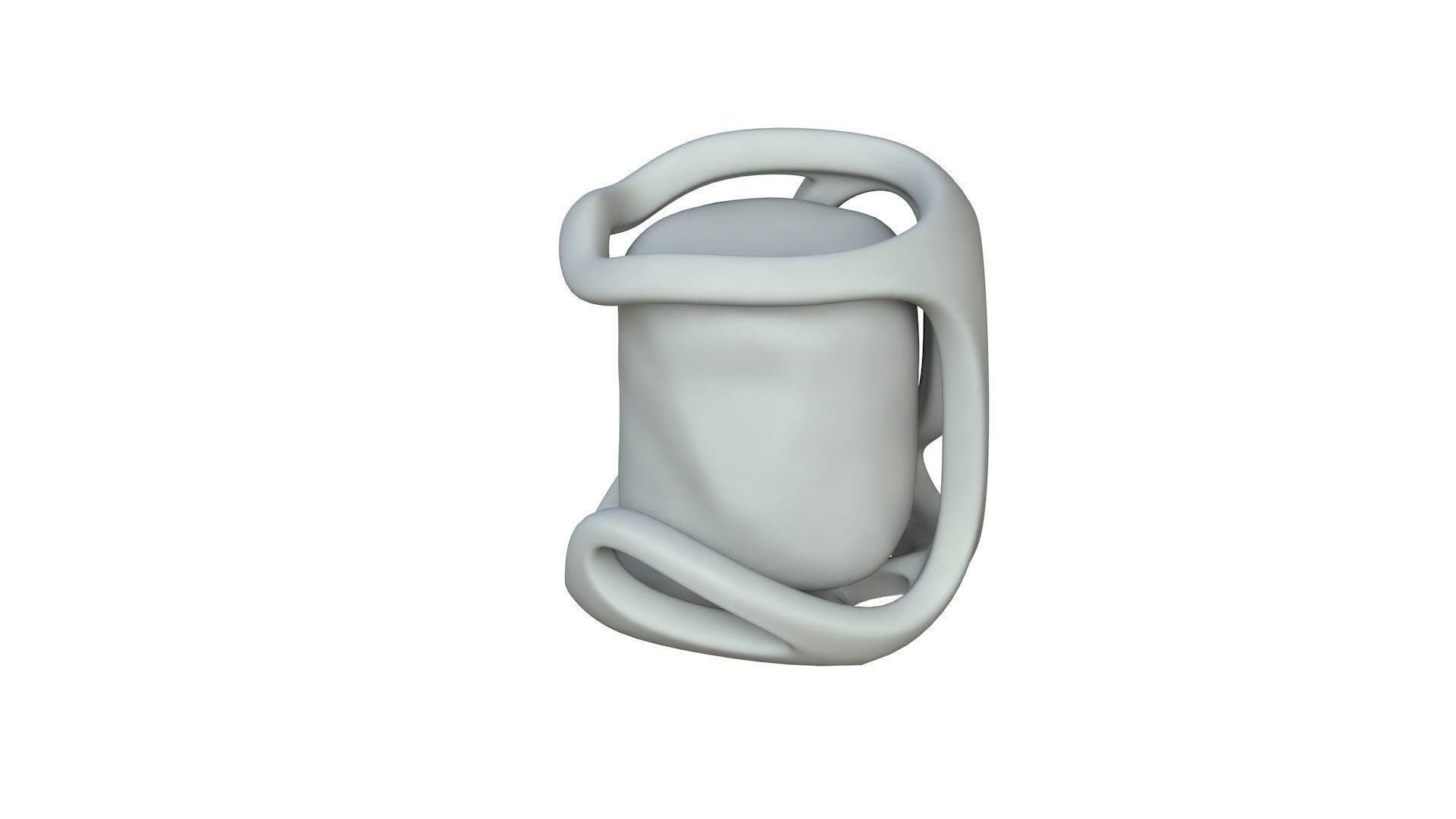 SciFi Shape Object Low Poly 44 Low-poly 3D model_2