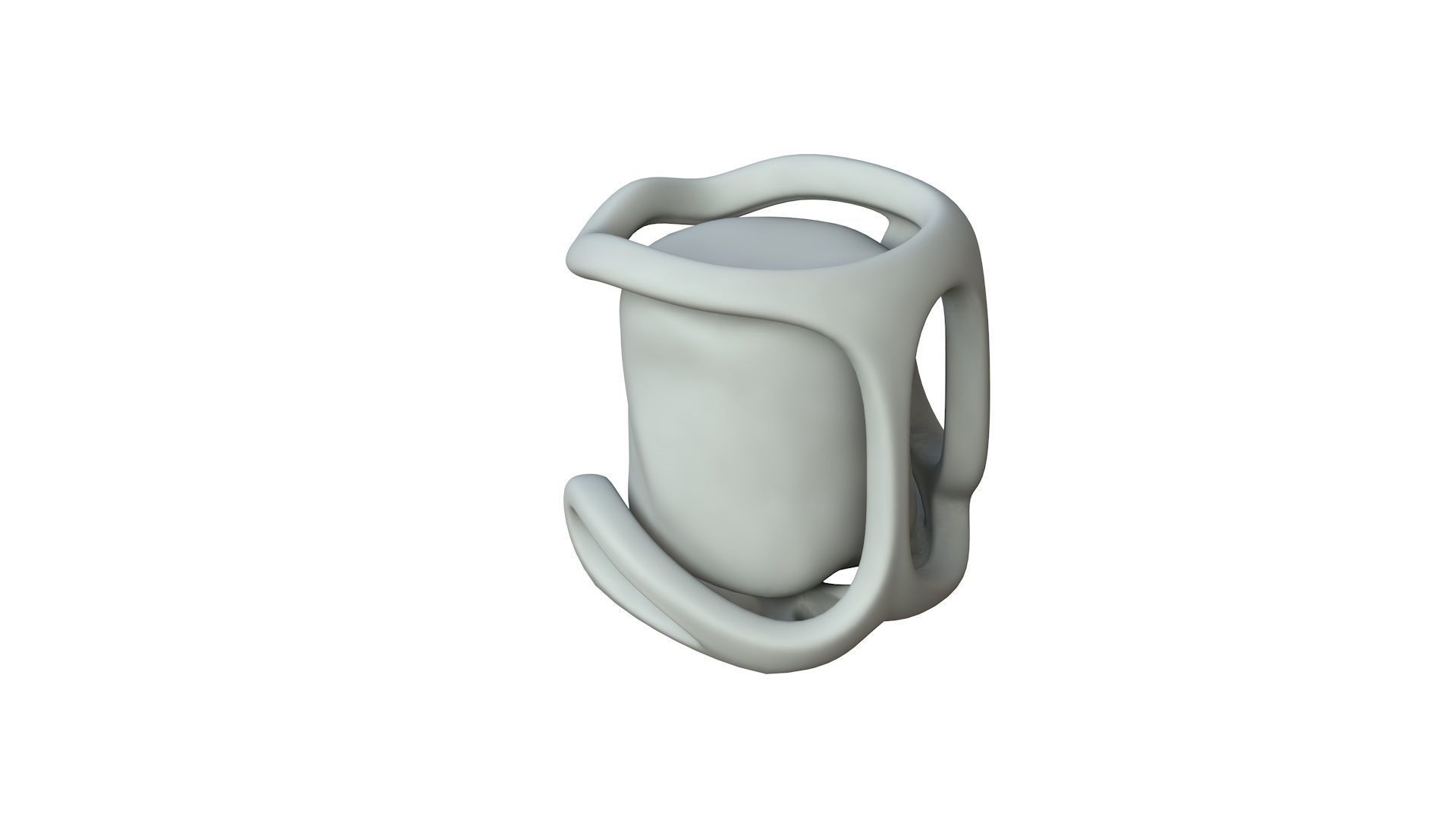 SciFi Shape Object Low Poly 44 Low-poly 3D model_1