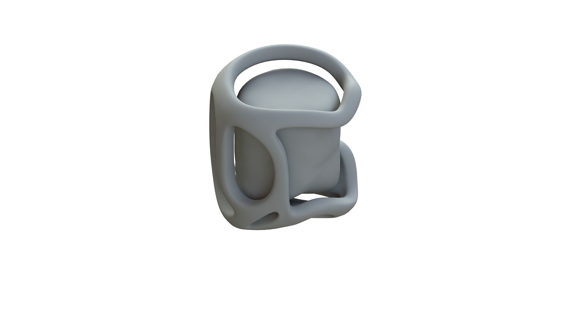 SciFi Shape Object Low Poly 44 Low-poly 3D model_13