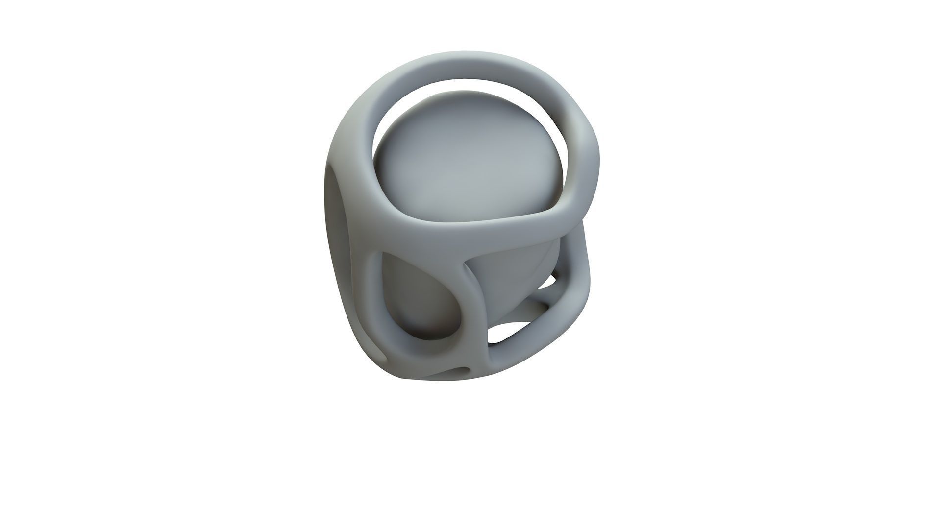 SciFi Shape Object Low Poly 44 Low-poly 3D model_16