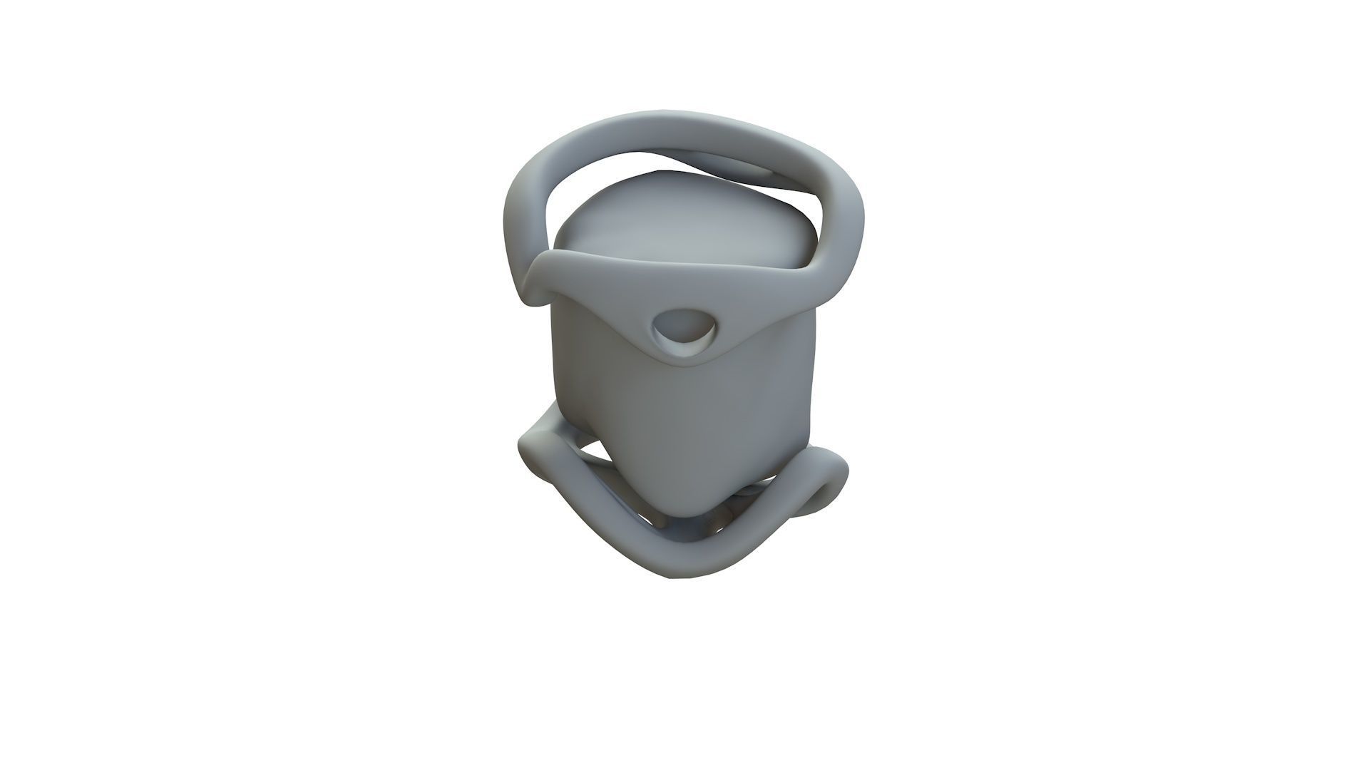 SciFi Shape Object Low Poly 43 Low-poly 3D model_13