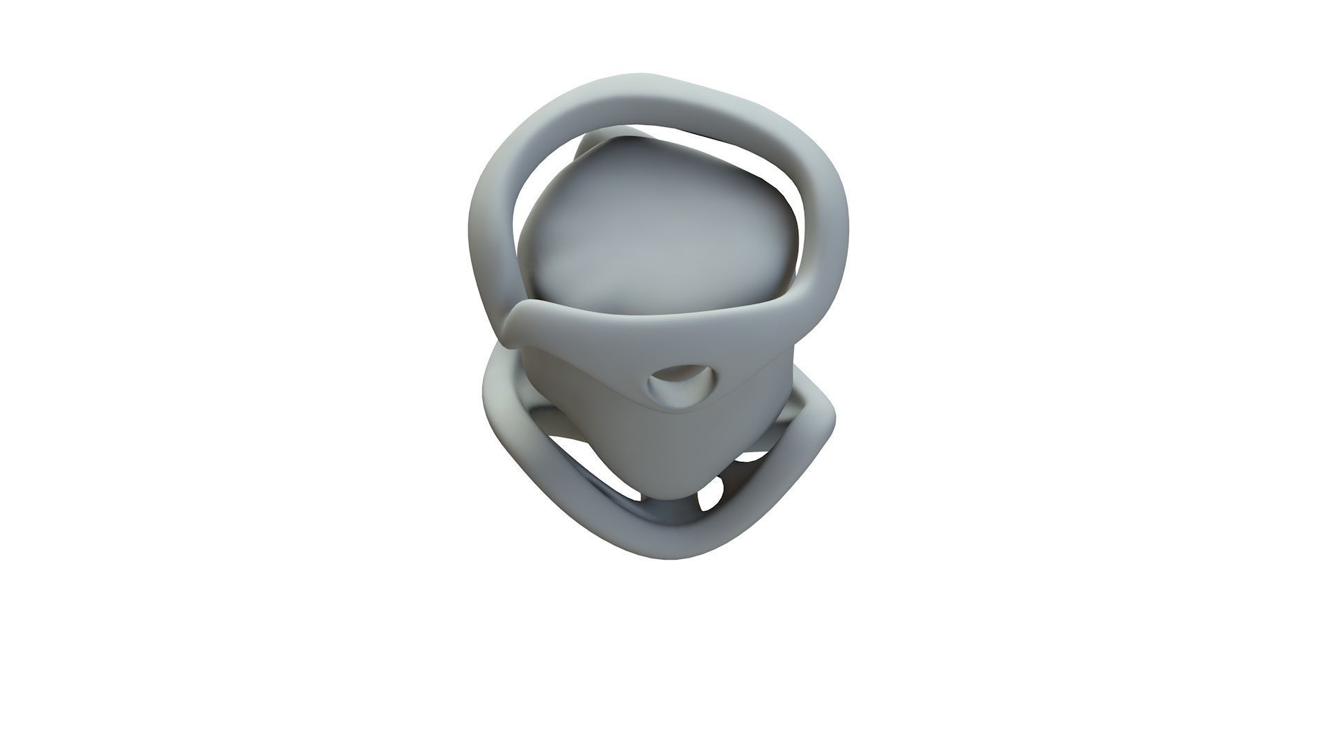 SciFi Shape Object Low Poly 43 Low-poly 3D model_17
