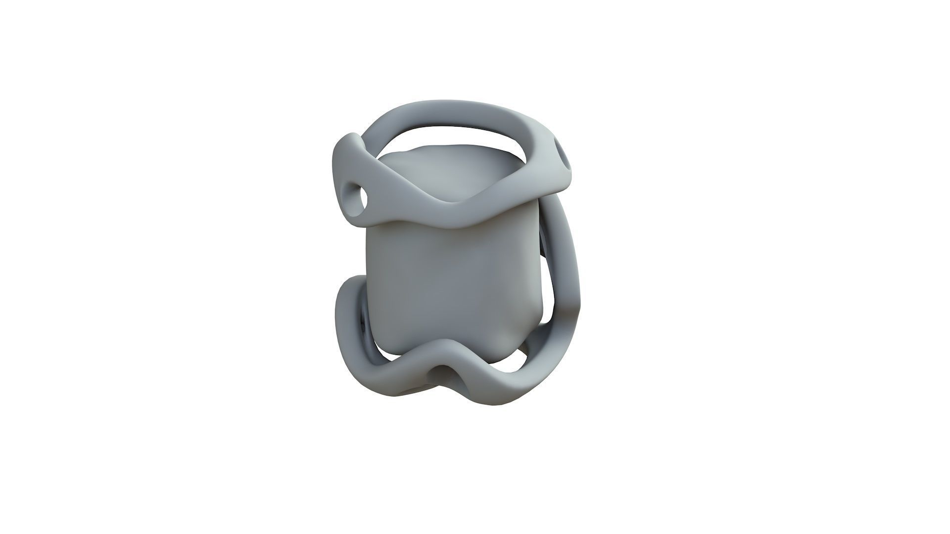 SciFi Shape Object Low Poly 43 Low-poly 3D model_8