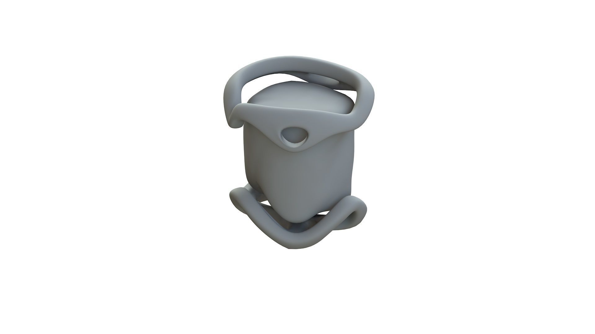 SciFi Shape Object Low Poly 43 Low-poly 3D model_12