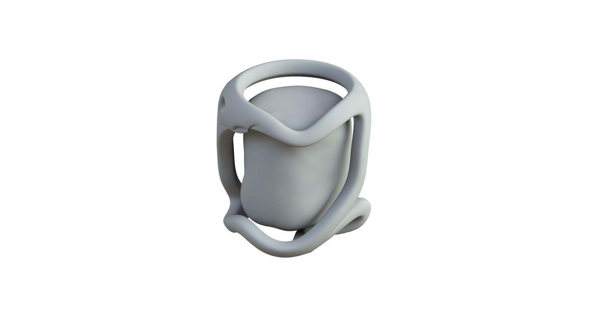 SciFi Shape Object Low Poly 41 Low-poly 3D model_5