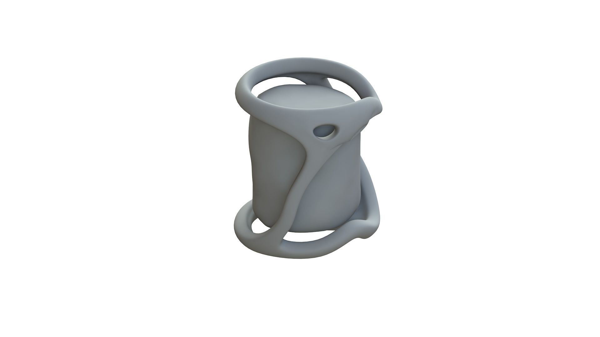 SciFi Shape Object Low Poly 41 Low-poly 3D model_11