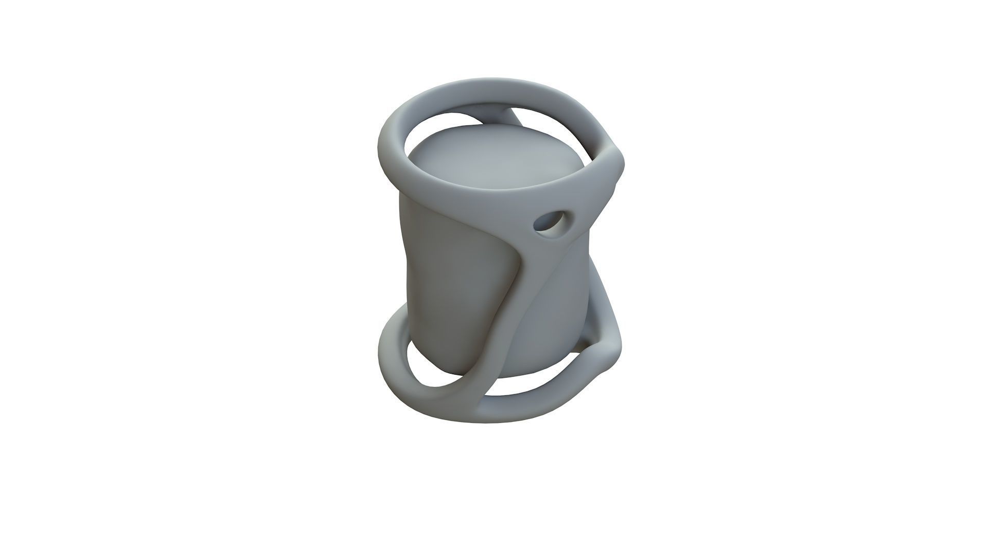 SciFi Shape Object Low Poly 41 Low-poly 3D model_13