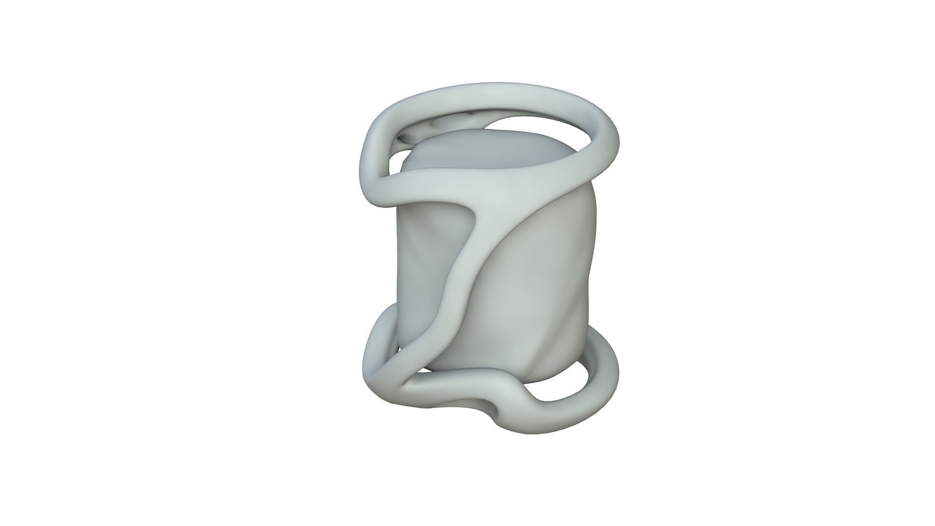 SciFi Shape Object Low Poly 41 Low-poly 3D model_2