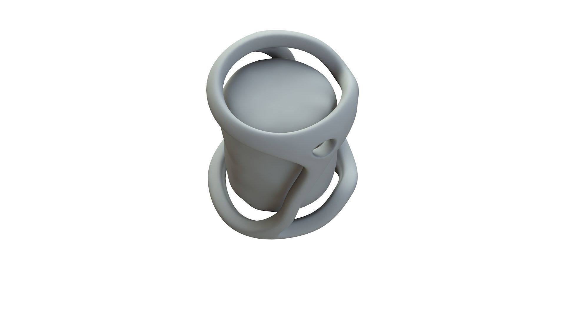 SciFi Shape Object Low Poly 41 Low-poly 3D model_17