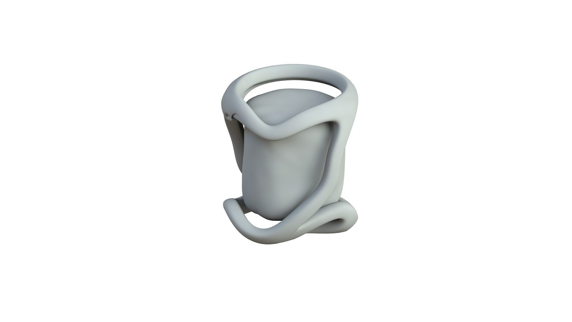 SciFi Shape Object Low Poly 41 Low-poly 3D model_4