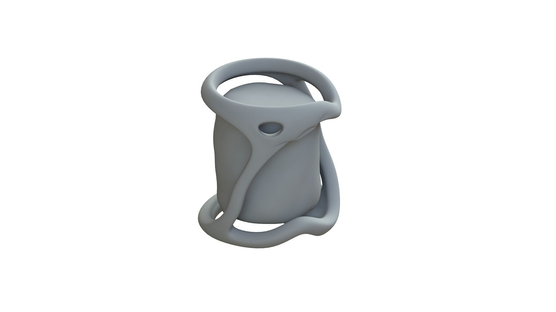 SciFi Shape Object Low Poly 41 Low-poly 3D model_10